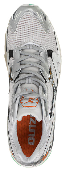 Кроссовки мужские Mizuno Wave Rider 10 Св.Сер/Сер/Крас - Фото 2 большая