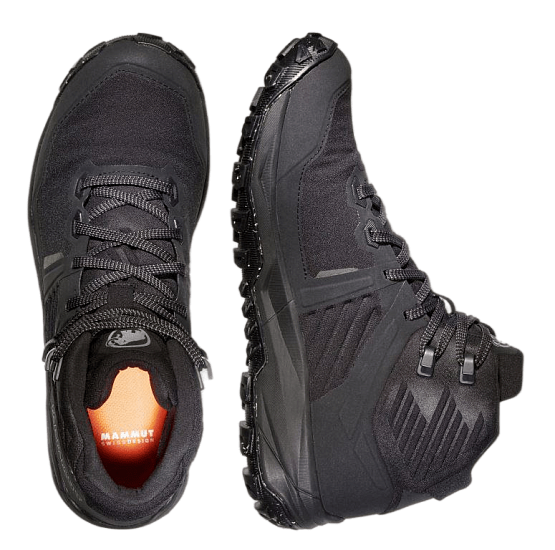 Ботинки женские Mammut Ultimate III Mid Gtx Black - Фото 3 большая