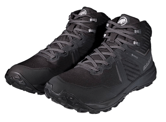 Ботинки женские Mammut Ultimate III Mid Gtx Black - Фото 4 большая