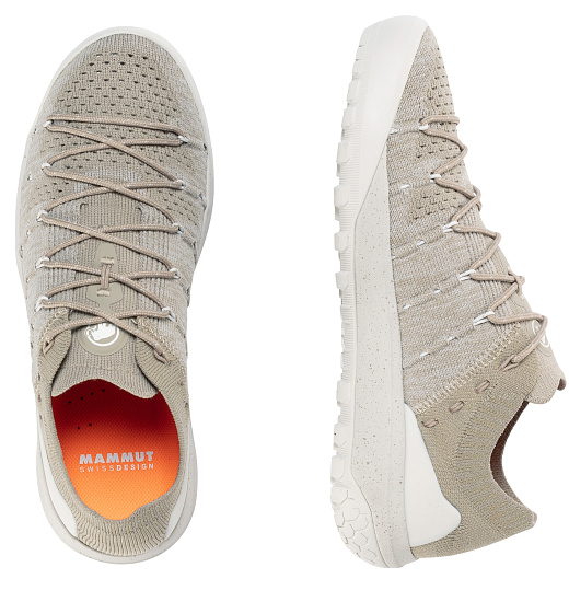 Кроссовки женские Mammut Hueco Knit Low Safari/Moonbean - Фото 6 большая