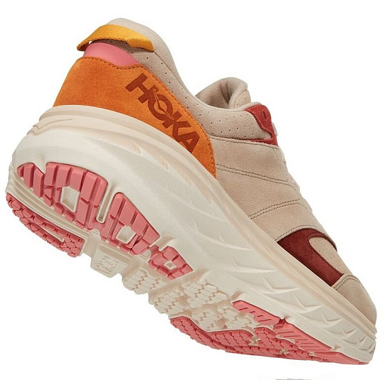 Кроссовки мужские Hoka Bondi L Suede Shifting Sand/Multi - Фото 3 большая