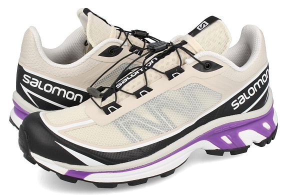 Кроссовки Salomon XT-6 ADV FT Rainy Day/Black/Royal - Фото 3 большая