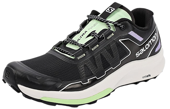 Кроссовки Salomon Ultra Raid Black/White/Gr - Фото 2 большая