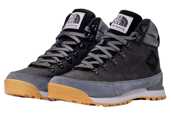 Ботинки мужские The North Face Back-To-Berkeley IV Leather WP Tnf Black/Asphalt Grey - Фото 2 большая
