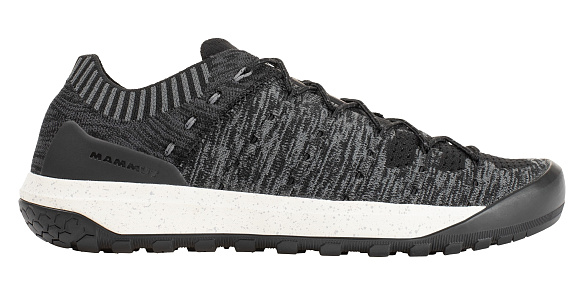 Кроссовки мужские Mammut Hueco Knit Low Black/Titanium - Фото 1 большая