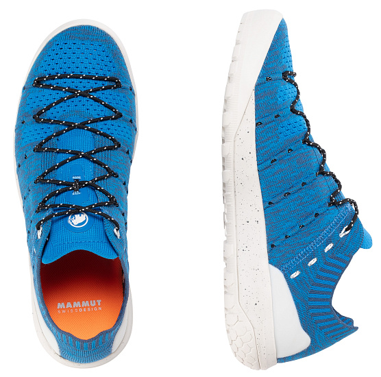 Кроссовки мужские Mammut Hueco Knit Low Dark Gentian/Black - Фото 6 большая