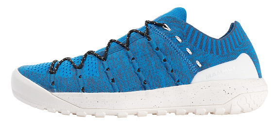 Кроссовки мужские Mammut Hueco Knit Low Dark Gentian/Black - Фото 8 большая