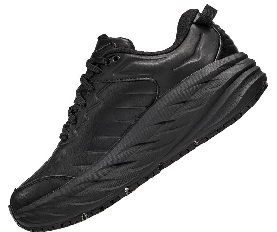 Кроссовки женские Hoka Bondi Sr Black/Black - Фото 4 большая