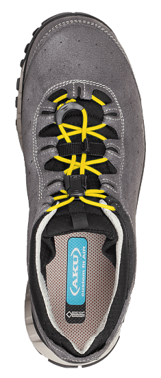 Ботинки женские AKU Climatica Suede Gtx Grey/Blue - Фото 4 большая