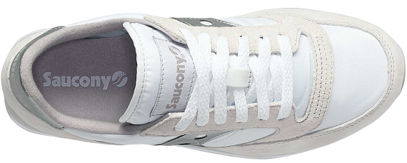 Кроссовки женские Saucony Jazz Triple White/Silver - Фото 4 большая