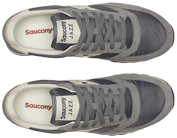 Кроссовки мужские Saucony Jazz Original Grey/Off White - Фото 3 большая