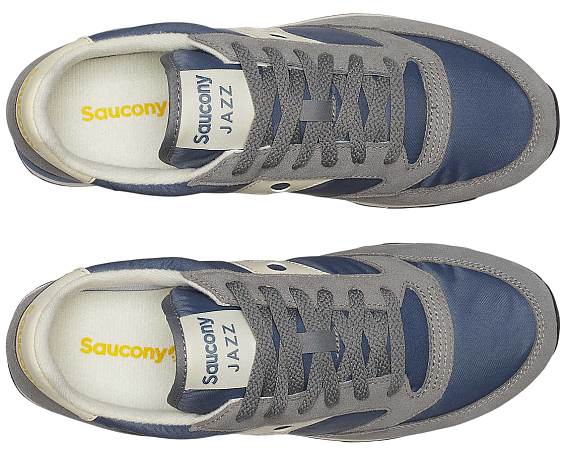 Кроссовки мужские Saucony Jazz Original Navy/Off White - Фото 3 большая