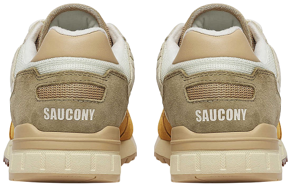 Кроссовки Saucony Shadow 5000 Beige/Off White - Фото 4 большая