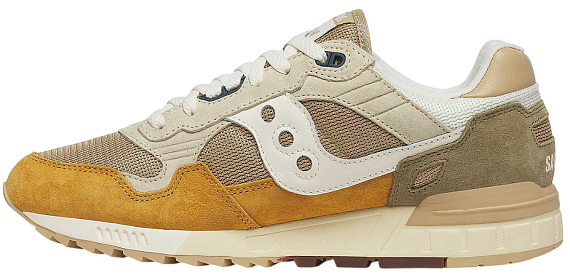 Кроссовки Saucony Shadow 5000 Beige/Off White - Фото 5 большая