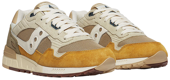 Кроссовки Saucony Shadow 5000 Beige/Off White - Фото 6 большая