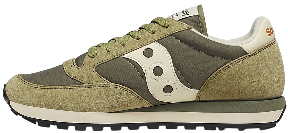Кроссовки мужские Saucony Jazz Original Olive/Off White - Фото 5 большая