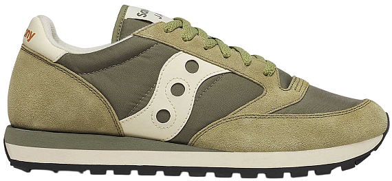 Кроссовки мужские Saucony Jazz Original Olive/Off White - Фото 1 большая