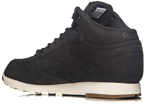 Кроссовки мужские Reebok Classic Lthr Mid Gtx Черный - Фото 2 большая