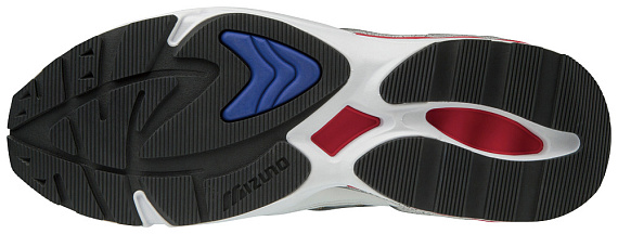 Кроссовки мужские Mizuno Wave Rider 1 Og Бел/Чер/Крас - Фото 3 большая