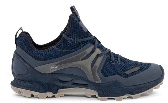 Кроссовки мужские Ecco Biom C-Trail Grey-Blue - Фото 3 большая