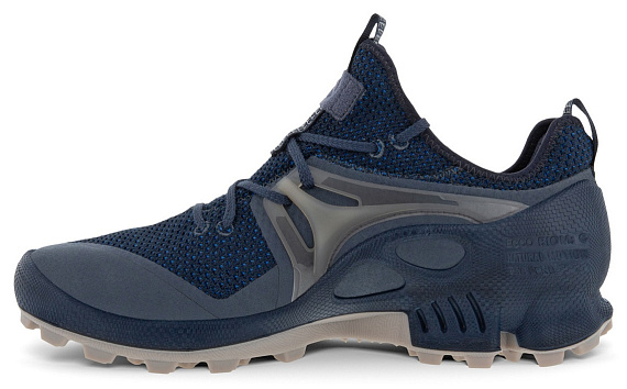 Кроссовки мужские Ecco Biom C-Trail Grey-Blue - Фото 4 большая