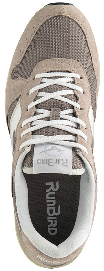 Кроссовки мужские Mizuno Genova 87 Сер/Бел/Сер - Фото 3 большая