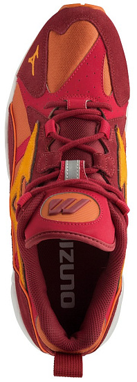 Кроссовки Mizuno Wave Rider 1 S Тыквен/Тыквен/Крас - Фото 5 большая