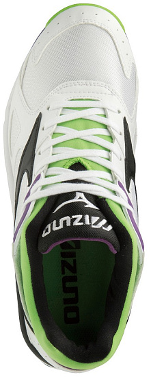 Кроссовки мужские Mizuno Sky Medal Бел/Чер/Зел - Фото 4 большая