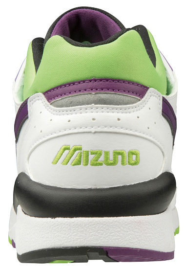 Кроссовки мужские Mizuno Sky Medal Бел/Чер/Зел - Фото 5 большая