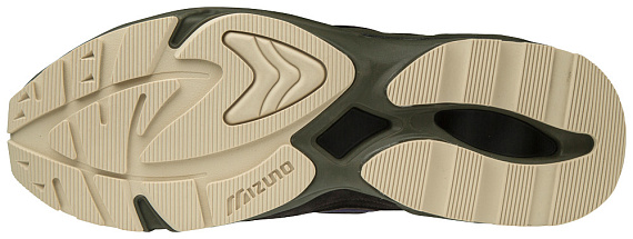 Кроссовки мужские Mizuno Wave Rider 1 Wild Nordic Чер/Т.Сер/Т.Зел - Фото 3 большая