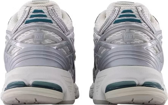 Кроссовки мужские New Balance 1906 Silver Metallic/Off White - Фото 2 большая