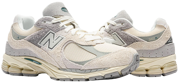 Кроссовки мужские New Balance 2002 Off White - Фото 3 большая