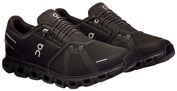 Кроссовки мужские On Cloud 6 Black/Black - Фото 2 большая