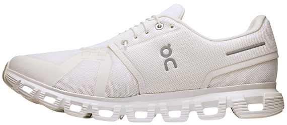 Кроссовки мужские On Cloud 6 White/White - Фото 4 большая