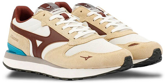 Кроссовки Mizuno Rb87 SilverBirch/RumRaisin/MojDeser - Фото 2 большая