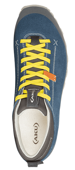 Ботинки мужские AKU Bellamont ll Suede Denim/Acacia - Фото 4 большая