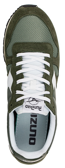 Кроссовки мужские Mizuno ML87 т.зел/бел/зел - Фото 2 большая