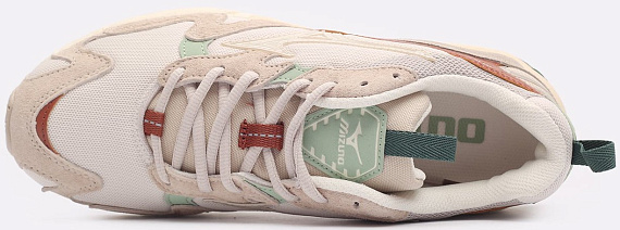 Кроссовки Mizuno Wave Rider 10 Silver Cloud/White Sand/White - Фото 6 большая
