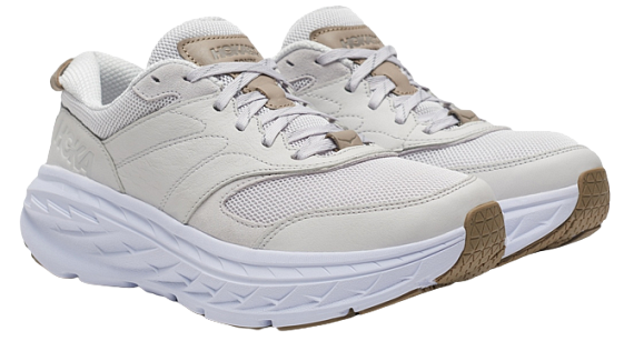 Кроссовки мужские Hoka X Oc Bondi Nimbus Cloud/White - Фото 2 большая