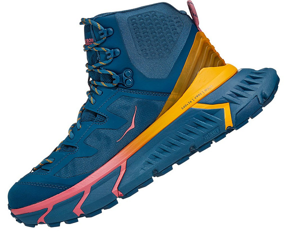 Кроссовки мужские Hoka Tennine Hike Gtx Moroccan Blue/Saffron - Фото 3 большая