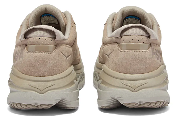 Кроссовки Hoka Bondi L Suede Simply Taupe/Pumice Stone - Фото 3 большая