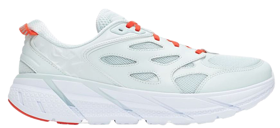 Кроссовки Hoka Clifton L Wan Blue/Mandarin Red - Фото 2 большая