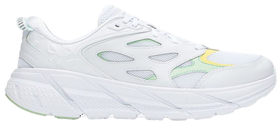 Кроссовки Hoka Clifton L White/Green Ash - Фото 2 большая