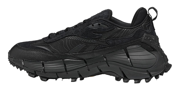 Кроссовки Reebok Zig Kinetica 2.5 Edge Winter Black - Фото 2 большая
