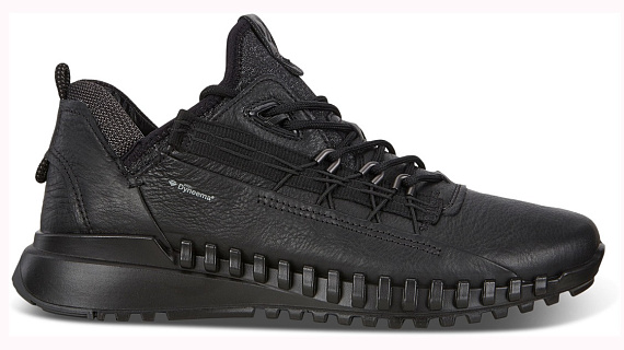 Кроссовки мужские Ecco Zipflex Black - Фото 3 большая