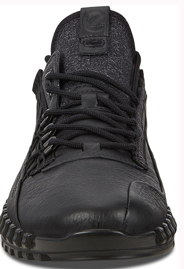 Кроссовки мужские Ecco Zipflex Black - Фото 4 большая