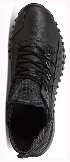 Кроссовки мужские Ecco Zipflex Black - Фото 6 большая