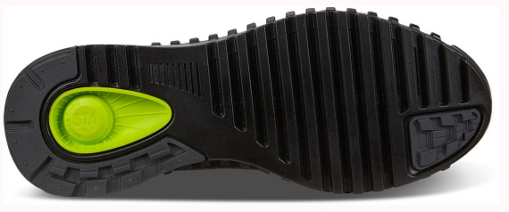 Кроссовки мужские Ecco Zipflex Black - Фото 7 большая