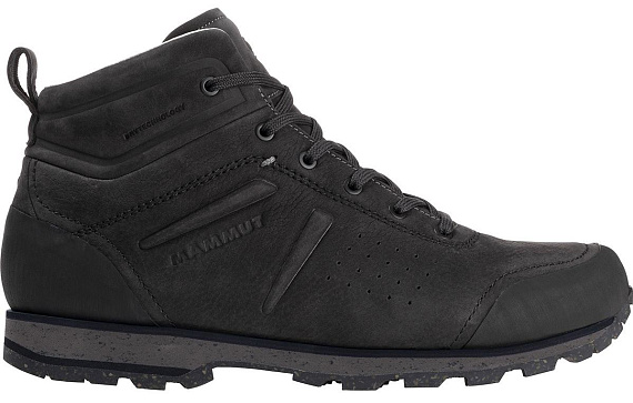 Ботинки мужские Mammut Alvra II Mid WP Phantom/Dark Titanium - Фото 1 большая