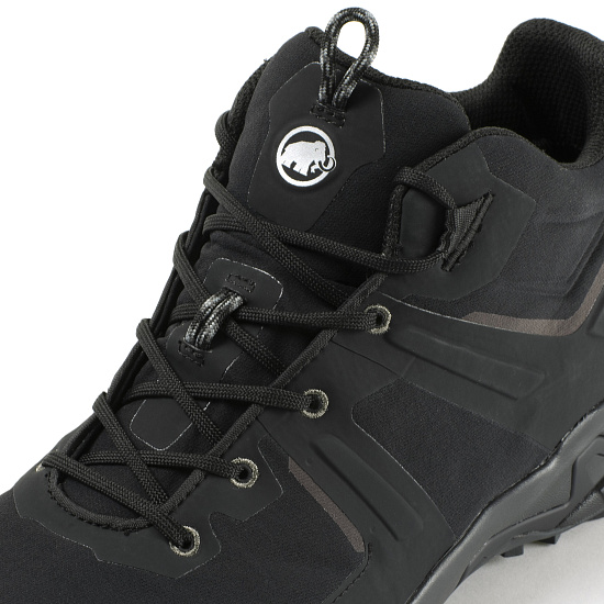 Ботинки мужские Mammut Ultimate Pro Mid GTX Black/Black - Фото 2 большая